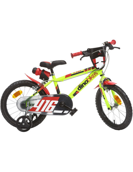 Bicicleta copii Dino Bikes 16' 416 galben,DB-416US-03-YE