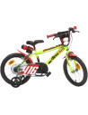 Bicicleta copii Dino Bikes 16' 416 galben,DB-416US-03-YE