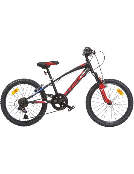 Bicicleta copii Dino Bikes 20' MTB baieti Sport negru cu 6