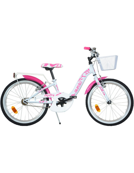 Bicicleta copii Dino Bikes 20' City Smarty alb,DB-204R-05S-WH