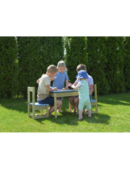 Set masa si scaune de gradina pentru copii (T4), Wendi