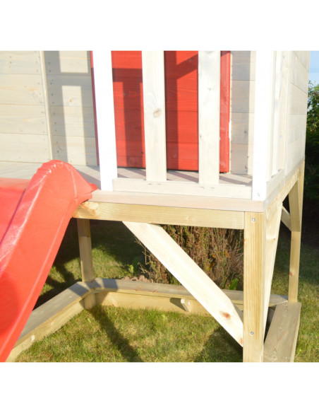 Casuta de gradina Summer Adventure House cu platforma cu loc