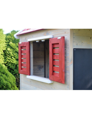 Casuta de gradina Summer Adventure House cu platforma cu loc