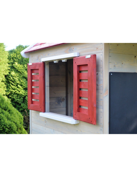 Casuta de gradina Summer Adventure House cu platforma cu loc