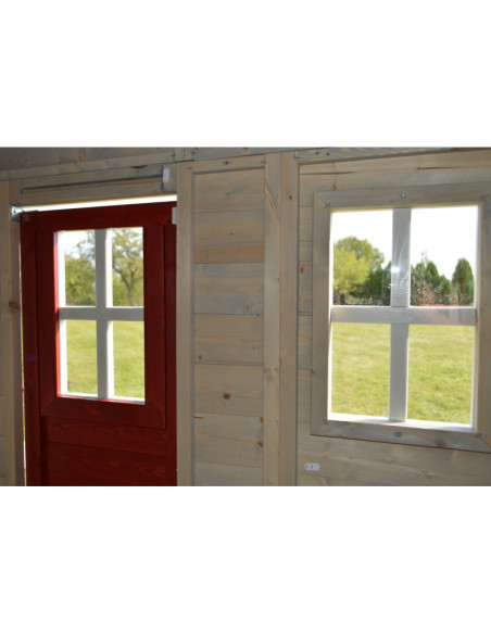 Casuta de gradina Nordic Adventure House cu platforma cu loc