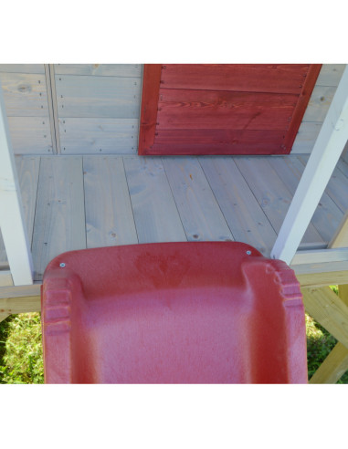 Casuta de gradina Nordic Adventure House cu platforma cu loc