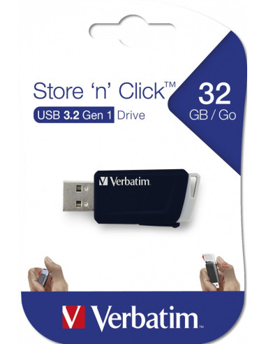 MEMORII USB Verbatim VERBATIM 49307 USB CLICK 32GB BLACK