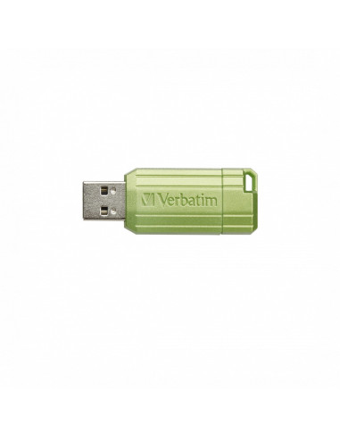 USB DRIVE 2.0 PINSTRIPE 128GB STORE N GO EUCALYPTUS GREEN