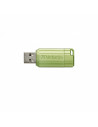 USB DRIVE 2.0 PINSTRIPE 128GB STORE N GO EUCALYPTUS GREEN