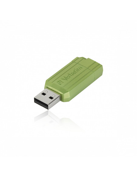 USB DRIVE 2.0 PINSTRIPE 128GB STORE N GO EUCALYPTUS GREEN