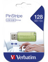 USB DRIVE 2.0 PINSTRIPE 128GB STORE N GO EUCALYPTUS GREEN