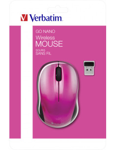 GO NANO WIRELESS MOUSE HOT PINK "49043" (include TV 2