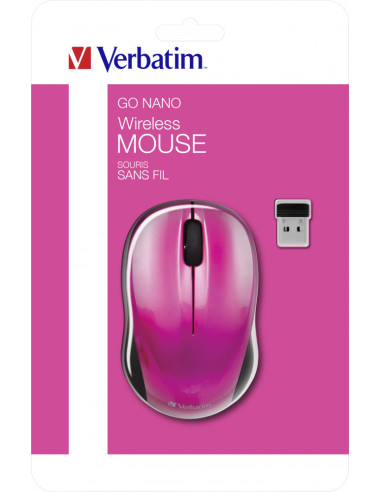 GO NANO WIRELESS MOUSE HOT PINK "49043" (include TV