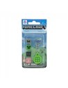 Set scoala PIXIE - Ghiozdan, Penar 1 fermoar, Breloc, 4 rezerve pixie, Alfabet pixie,  Motiv Minecraft 5 