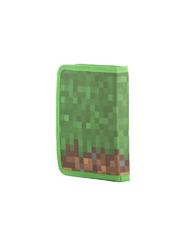 Set scoala PIXIE - Ghiozdan, Penar 1 fermoar, Breloc, 4 rezerve pixie, Alfabet pixie,  Motiv Minecraft 5 