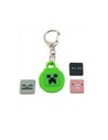 Set scoala PIXIE - Ghiozdan, Penar 1 fermoar, Breloc, 4 rezerve pixie, Alfabet pixie,  Motiv Minecraft 5 
