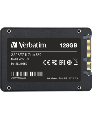 SSD Verbatim MyMedia 128GB 2.5" SATA 6Gb/s "69279"