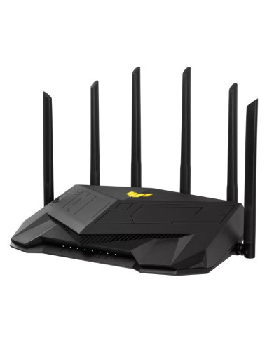 ASUS TUF Gaming AX6000 Dual Band WiFi 6 Gaming Router with dedicated Gaming port Dual 2.5G port AiMesh AiProtection Pro AURA RGB ASUS TUF Gaming AX6000 Dual Band WiFi 6 Gaming Router with dedicated Gaming port Dual 2.5G port AiMesh AiProtection Pro AURA RGB