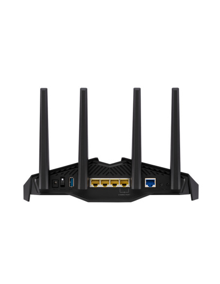 ASUS RT-AX82U V2 AX5400 Dual Band WiFi 6 Gaming Router Mobile Game Mode AiMesh support AURA RGB Gaming port Gear Accelerator "90