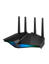 ASUS RT-AX82U V2 AX5400 Dual Band WiFi 6 Gaming Router Mobile Game Mode AiMesh support AURA RGB Gaming port Gear Accelerator "90