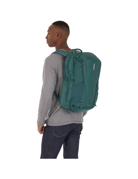 RUCSAC THULE Enroute, 30 l, pt. notebook de max. 15.6 inch, 2 compartimente, buzunar lateral x 2, waterproof, nylon, verde, "TEB
