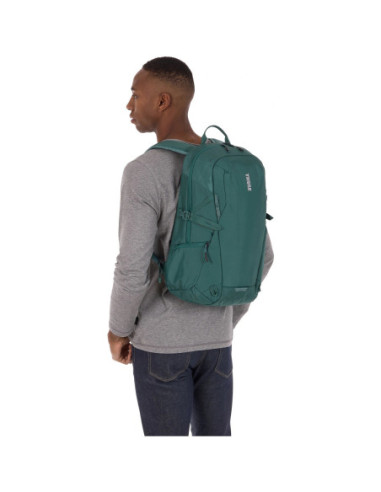 RUCSAC THULE Enroute, 21 l, pt. notebook de max. 15.6 inch, 1 compartiment, buzunar lateral x 2, waterproof, nylon, verde, "TEBP
