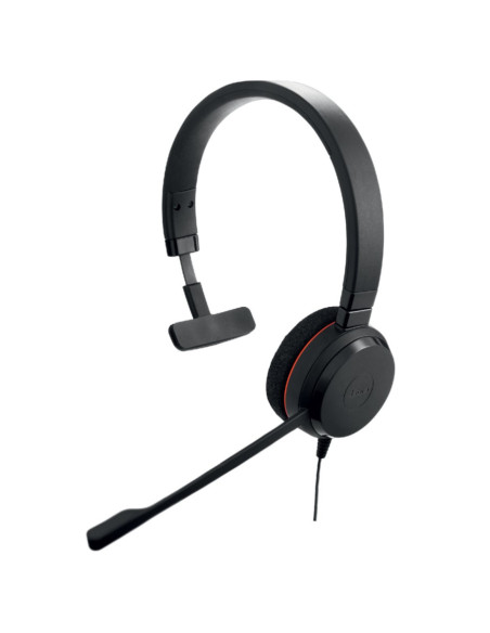 JABRA EVOLVE 20 MS Mono USB Headband Noise cancelling USB connector with mute-button and volume control on the cord "4993-823-10 JABRA EVOLVE 20 MS Mono USB Headband Noise cancelling USB connector with mute-button and volume control on the cord "4993-823-10