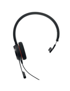 JABRA EVOLVE 20 MS Mono USB Headband Noise cancelling USB connector with mute-button and volume control on the cord "4993-823-10 2