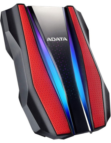 AHD770G-1TU32G1-CRD,HDD Extern ADATA Durable HD770G 1TB, RGB, 2.5"USB 3.2 Gen 1, Rosu "AHD770G-1TU32G1-CRD" (include TV 0.8lei)