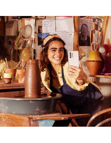 SAMSUNG A53 5G A536 6.5" 6GB 128GB DS WH "SM-A536BZWN" (include TV 0.5lei)