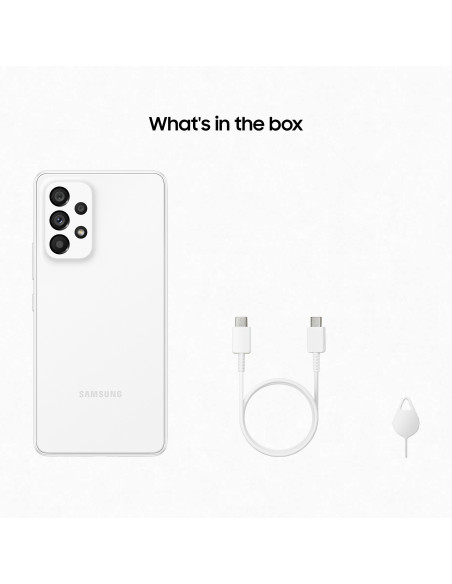 SAMSUNG A53 5G A536 6.5" 6GB 128GB DS WH "SM-A536BZWN" (include TV 0.5lei)
