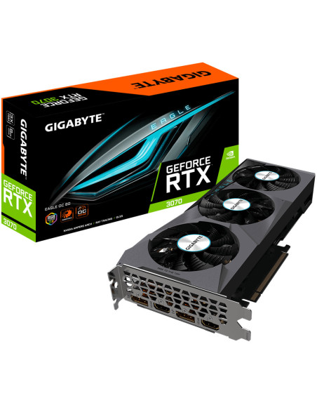 GIGABYTE GeForce RTX 3070 EAGLE OC 8GB GDDR6 256bit PCI-E 4.0x16 2xDP 2xHDMI "GV-N3070EAGLE OC-8GD"