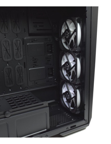 CARCASA CHIEFTEC STALLION III, Middle Tower, ATX, fara sursa, sticla securizata glisanta, 4 x RGB fans, USB 2.0 x 2, USB 3.0 x 2