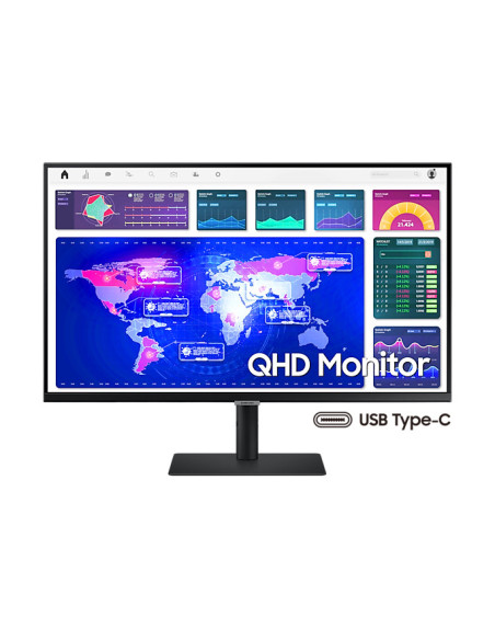Monitor LED Samsung LS32A600UUPXEN 32", VA, 16 9, WQHD, 2,560 x 1,440@75Hz, 3000   1, 178 178, 5ms, 300cd m2, 1xHDMI, 1xDP, 3xUS