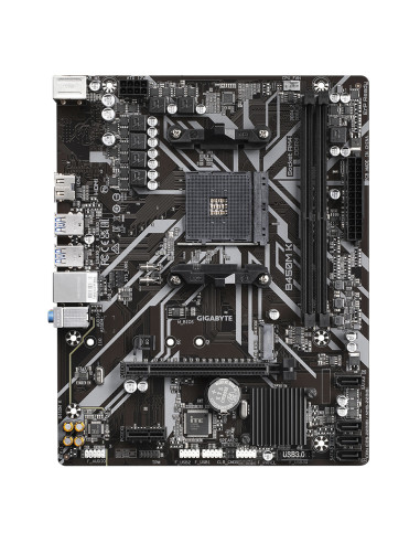 GIGABYTE  Main Board Desktop B450M K (AM4,2 x DDR4,HDMI,GLAN,PCI Express x16, PCI Express x1,M.2,4 x SATAIII,2x USB3.2 Gen1,6x U