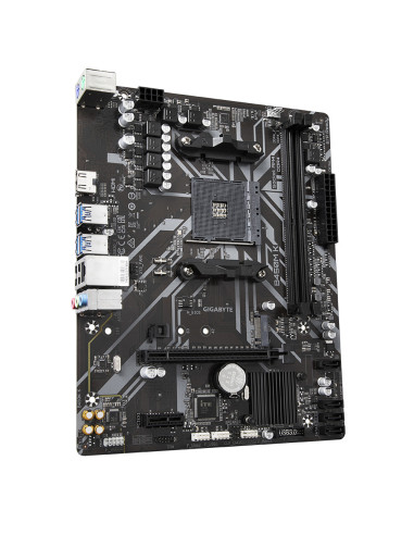 GIGABYTE  Main Board Desktop B450M K (AM4,2 x DDR4,HDMI,GLAN,PCI Express x16, PCI Express x1,M.2,4 x SATAIII,2x USB3.2 Gen1,6x U