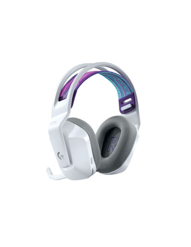 LOGITECH G733 LIGHTSPEED Wireless RGB Gaming Headset - WHITE - LOGITECH G733 LIGHTSPEED Wireless RGB Gaming Headset - WHITE -