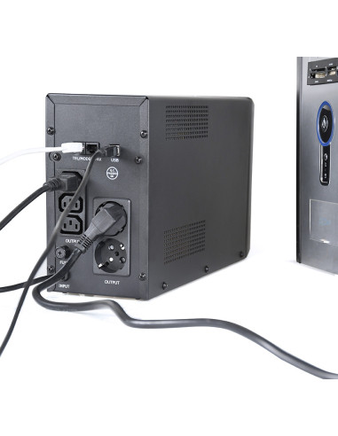 UPS GEMBIRD, Line Int. cu management, mini tower, 2000VA/1200W UPS GEMBIRD, Line Int. cu management, mini tower, 2000VA/1200W