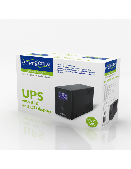 UPS GEMBIRD, Line Int. cu management, mini tower, 2000VA/1200W UPS GEMBIRD, Line Int. cu management, mini tower, 2000VA/1200W