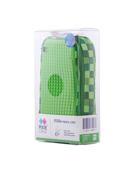 Set scoala PIXIE - Ghiozdan, Penar etui, Planseta plastelina, Bratara, Motiv Minecraft