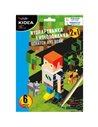 Set gradinita PIXIE - Ghiozdan, Penar etui, Carte 2 in 1, Planseta plastelina, Motiv Minecraft 3