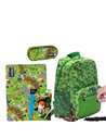 Set gradinita PIXIE - Ghiozdan, Penar etui, Carte 2 in 1, Planseta plastelina, Motiv Minecraft 3