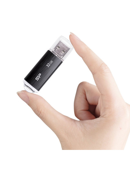 USB Flash Drive SP, Ultima U02, 2.0, 32GB, Negru "SP032GBUF2U02V1K" (include TV 0.03 lei)