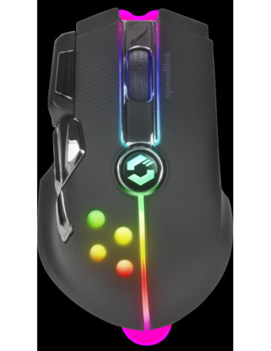 MOUSE GAMING SPEEDLINK IMPERIOR WIRELESS BLACK "SL-680101-RRBK" (include TV 0.18lei)