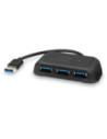 HUB SPEEDLINK SNAPPY EVO 4 PORTS TYPE-C TO USB BK "SL-140203-BK" (include TV 0.18lei)