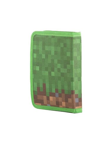 Set scoala PIXIE - Ghiozdan, Penar 1 fermoar, Breloc,  Motiv Minecraft 2