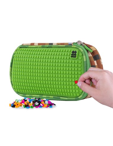 Set gradinita PIXIE - Ghiozdan, Penar etui, Bratara, Carte 2 in 1, Planseta plastelina, Motiv minecraft 1 