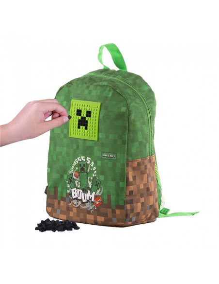 Set gradinita PIXIE - Ghiozdan, Penar etui, Bratara, Carte 2 in 1, Planseta plastelina, Motiv minecraft 1 