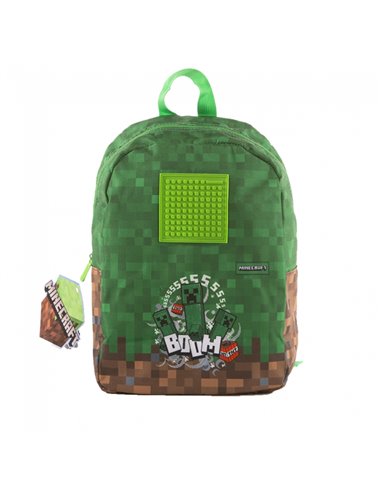 Set gradinita PIXIE - Ghiozdan, Penar etui, Bratara, Carte 2 in 1, Planseta plastelina, Motiv minecraft 1 