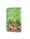Set scoala PIXIE - Ghiozdan, Penar 1 fermoar, Planseta plastelina, Breloc, Alfabet Pixie, Motiv Minecraft 4
